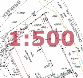 Топографическая съемка 1:500 для проектирования Топографическая съемка в Одинцово и Одинцовском районе